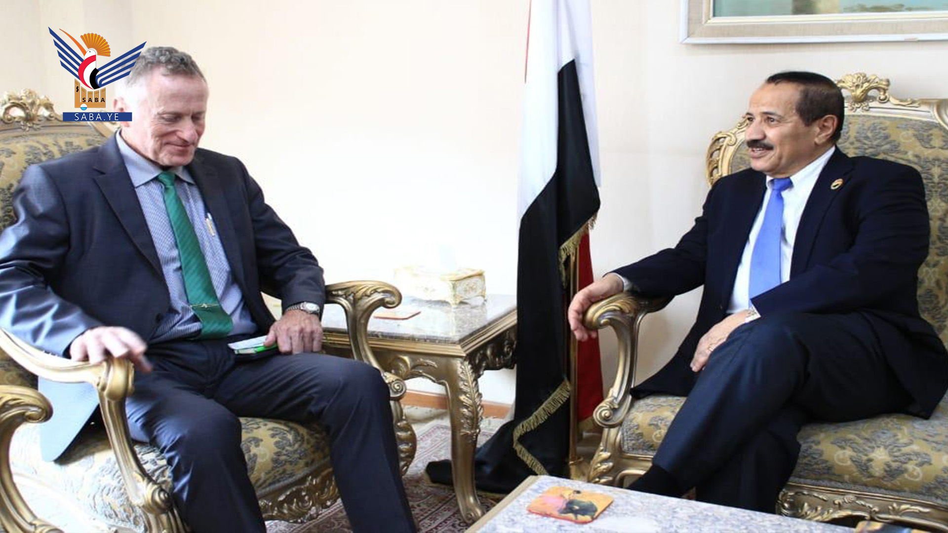 وزير الخارجية يلتقي رئيس بعثة الأمم المتحدة لدعم إتفاق الحديدة